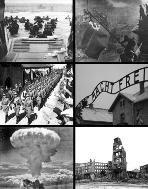 World War II montage image