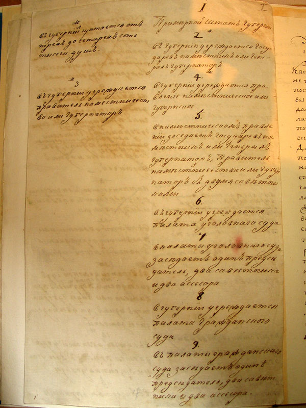 Указ учреждения для управления губерний Всероссийской империи фото. Значение учреждения для управления губерний