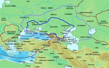 Карта хазарское царство